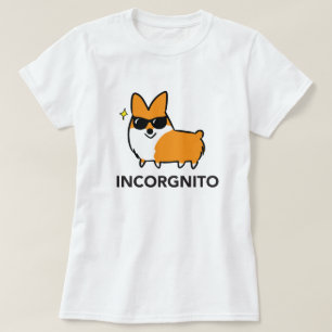 Red Incorgnito Shirt   CorgiThings