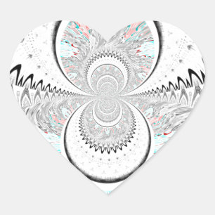 Red Indian latest design.png Heart Sticker