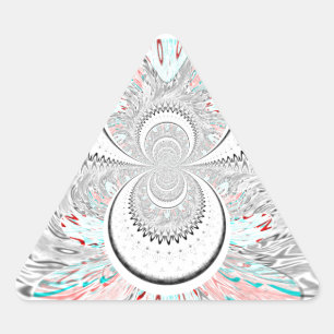 Red Indian latest design.png Triangle Sticker
