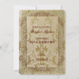 Red Indian Wedding - Bridal Shower Card
