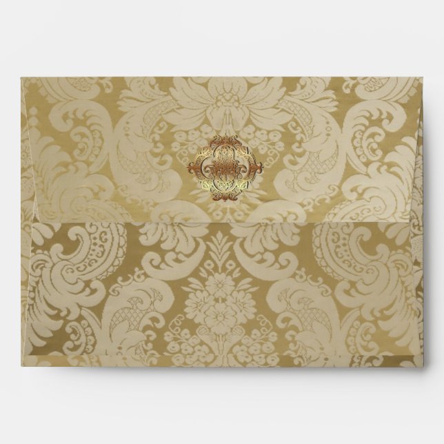 Red Indian Wedding - Envelope (Back (Top Flap))