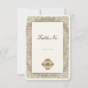 Red Indian Wedding - Place Card