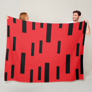 Red Ink Fleece Blanket