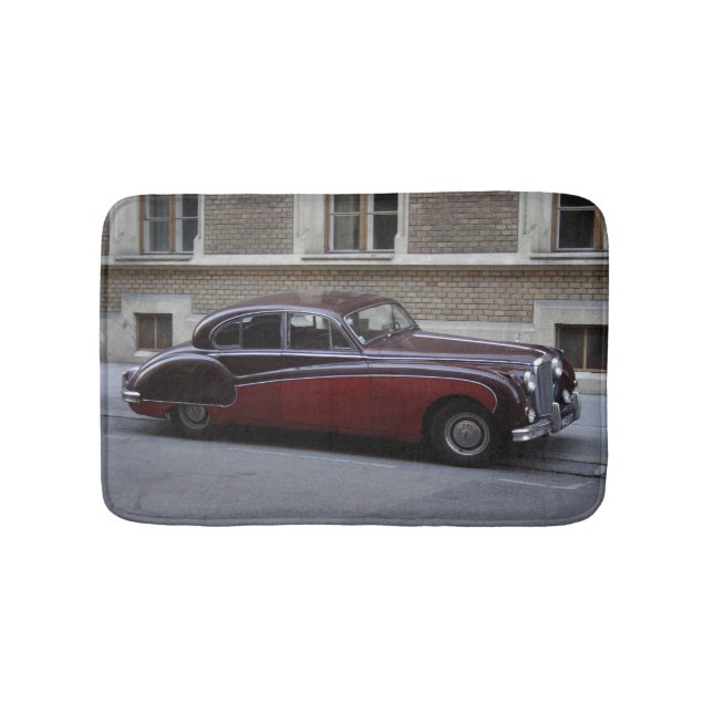 Red Jaguar Mark IX Bath Mat (Front)