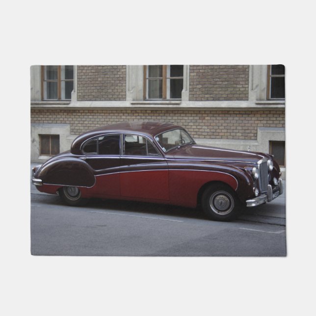 Red Jaguar Mark IX Doormat (Front)
