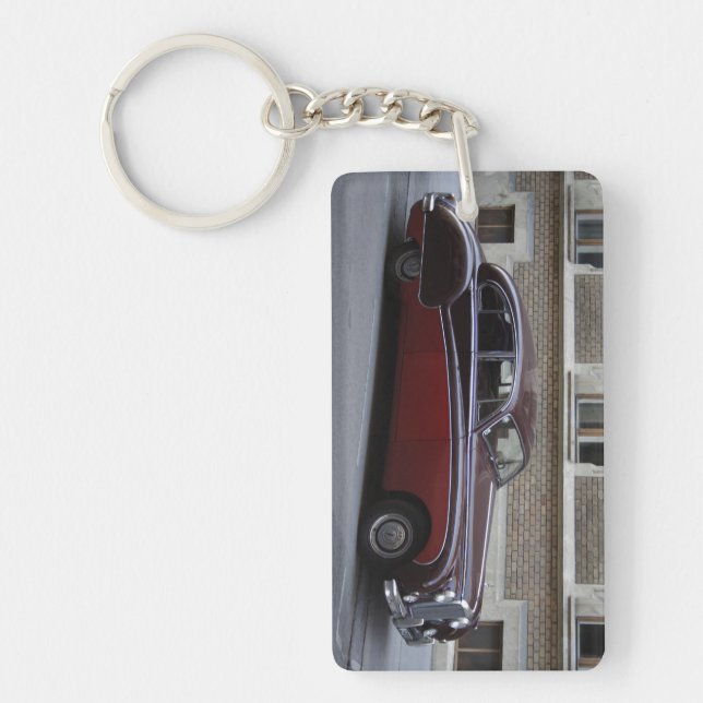 Red Jaguar Mark IX Key Ring (Front)