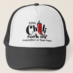 Red Jalapeno Chilli Cook Off Contest Trucker Hat