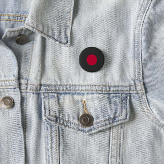 Red Japan Sun 3 Cm Round Badge