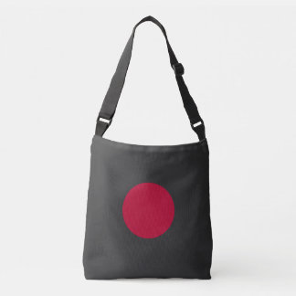 Red Japan Sun Crossbody Bag
