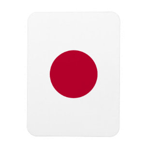Red Japan Sun Magnet