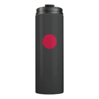 Red Japan Sun Men's Thermal Tumbler