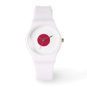 Red Japan Sun Watch