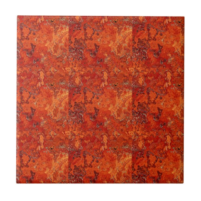 Red Jasper Design Tile (Front)