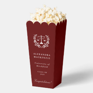 Red JD Law Scales Graduation Favour Box
