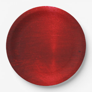 Red Jello Paper Plate