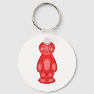 Red Jelly Baby Key Ring