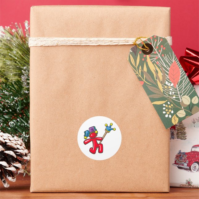 Red Jester Stickers (Creator Uploaded)