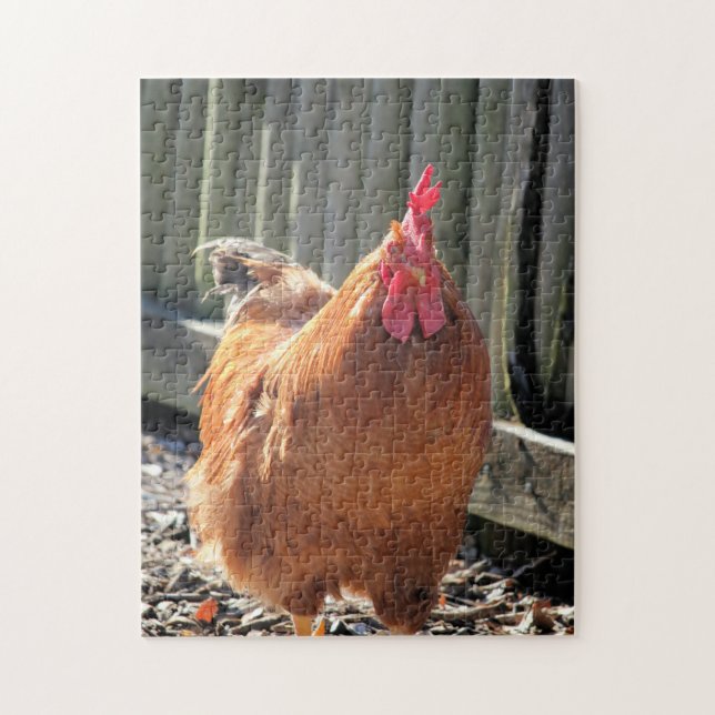 Red Jigsaw Puzzle (Vertical)