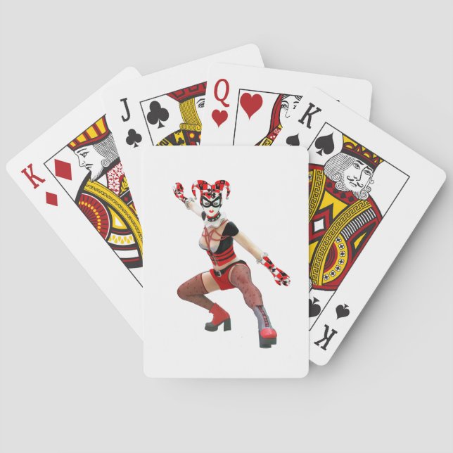 Red Joker Playing Cards (Back)