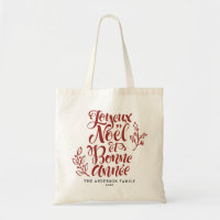 Red Joyeux Noël et Bonne Année Modern Script