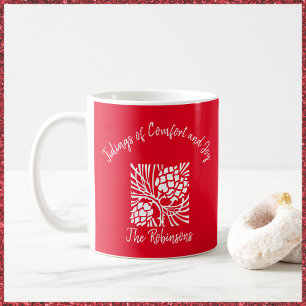 Red Joyful Christmas Coffee Mug