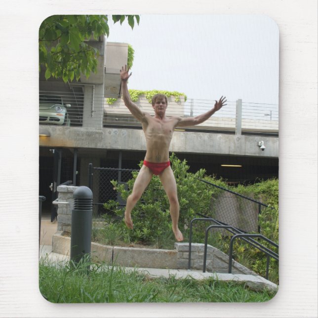 Red Jumps! Mouse Mat (Front)