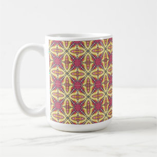 Red Kaleidoscope Mug