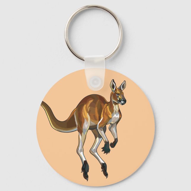 red kangaroo key ring (Front)