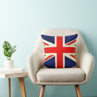Red KEEP CALM AND Carry ON UK Quote Cushion