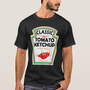 Red Ketchup DIY Halloween Costume Matching Group K T-Shirt