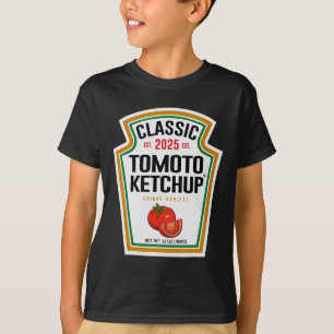 Red Ketchup Diy Halloween Costume Matching Group K T-Shirt