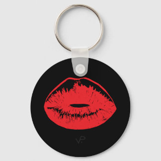 Red Kiss keyring