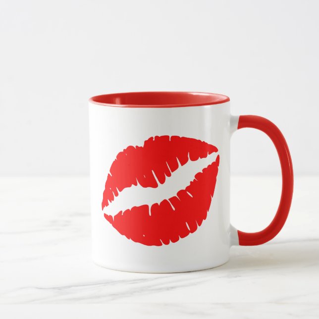 Red Kiss Mug (Right)