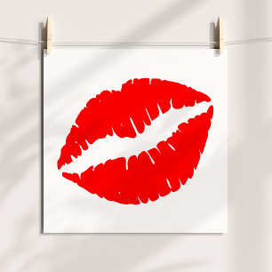 Red Kiss Poster