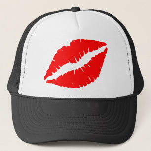 Red Kiss Trucker Hat