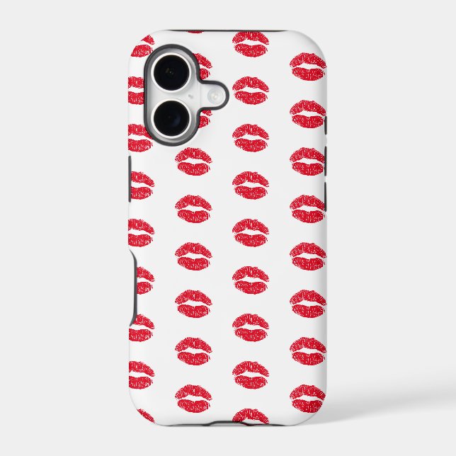 Red Kissing Lips Pattern (Back)