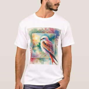Red Kite Bird 230824AREF146 - Watercolor T-Shirt