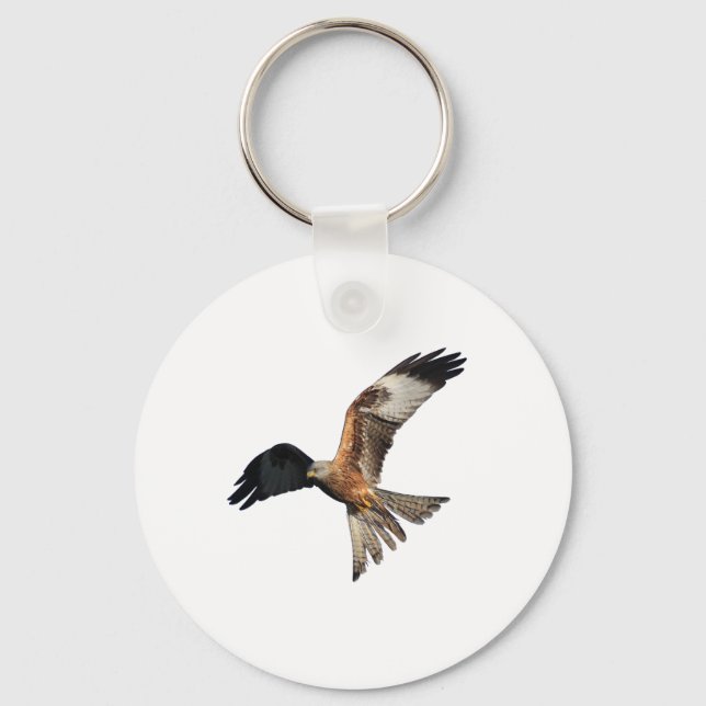 Red Kite - Milvus milvus Key Ring (Front)