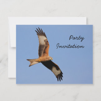 Red Kite Party Invitation