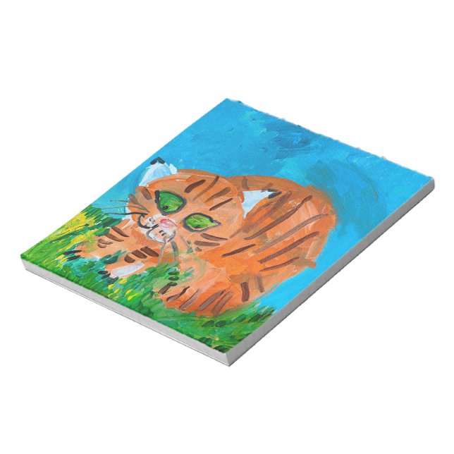 Red Kitten Notepad (Rotated)