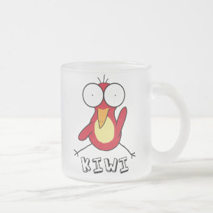 Red Kiwi Frosted Mug