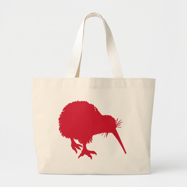 Red Kiwi Large Tote Bag (Front)