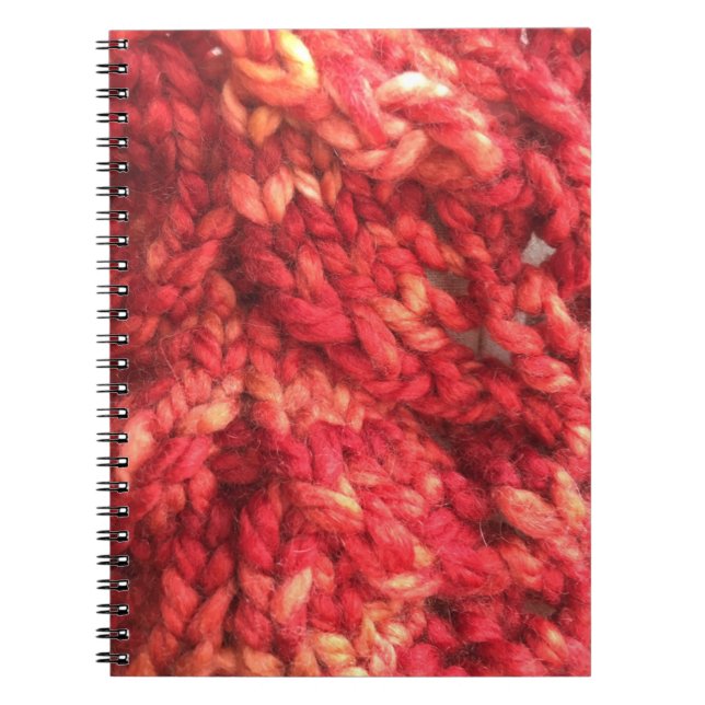 Red Knitting Notebook (Front)
