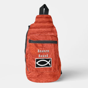 Red Knotty Heaven Bound Sling Bag