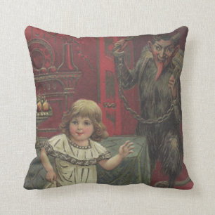 Red Krampus Girl Dining Room Switch Cushion