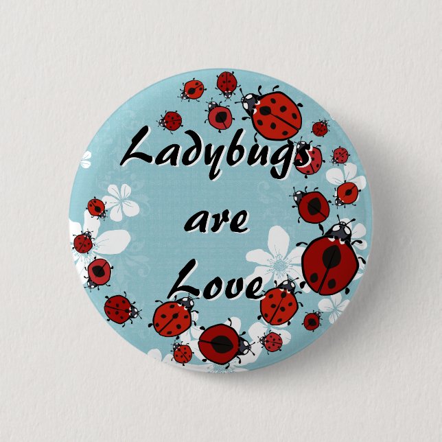 Red Ladybug Button (Front)
