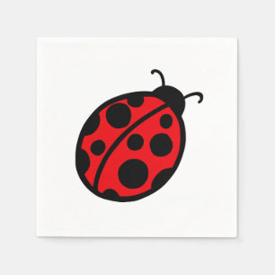 Red Ladybug Napkins