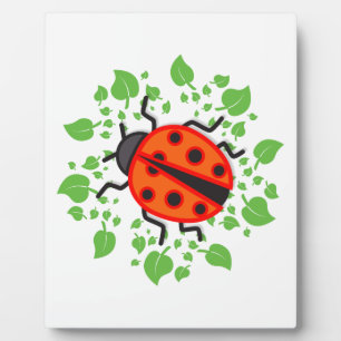 Red ladybug plaque