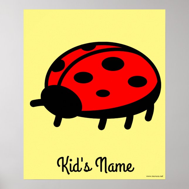 Red ladybug poster (Front)