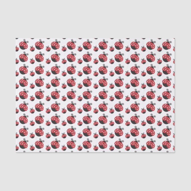 Red Ladybug Tissue Paper (Front)